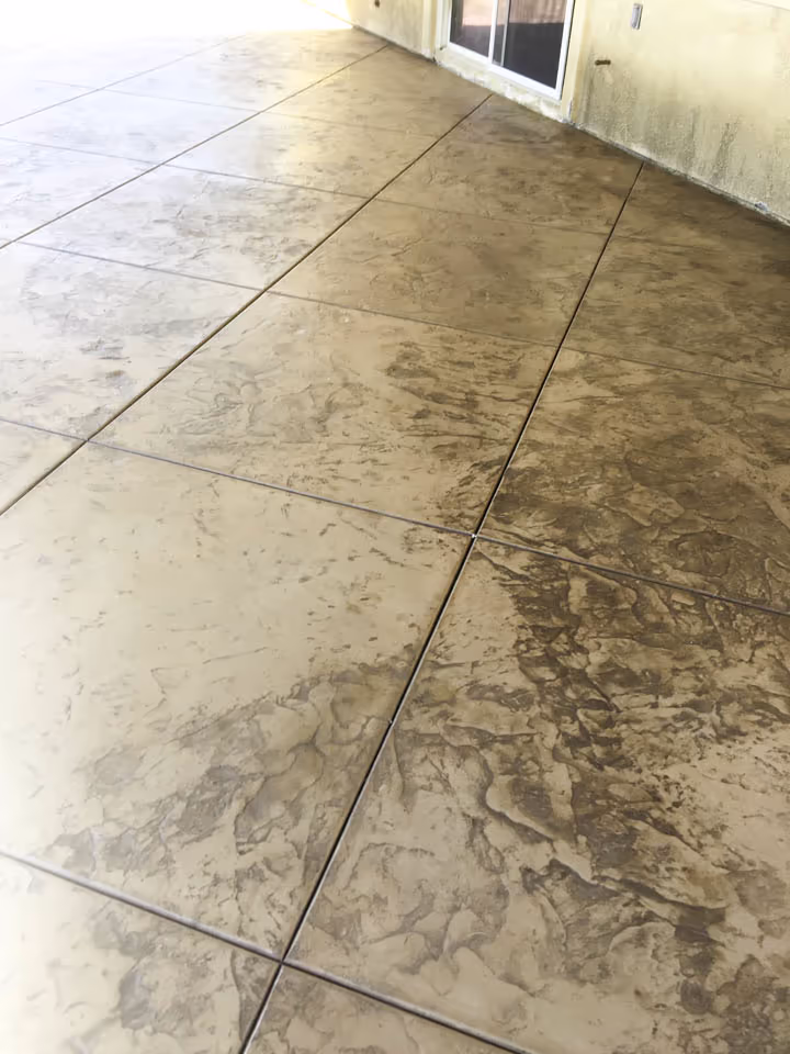 Residential Stamped Concrete — photo 1